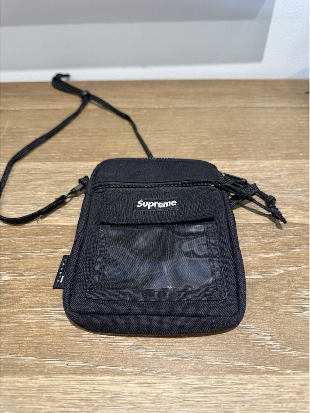 Supreme Utility Pouch Black Nylon Cordura SS19 Shoulder Bag Crossbody Preowned